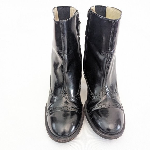 🖤 Kenneth Cole Zip Up Heeled Booties - Size 8.5 - Picture 4 of 10